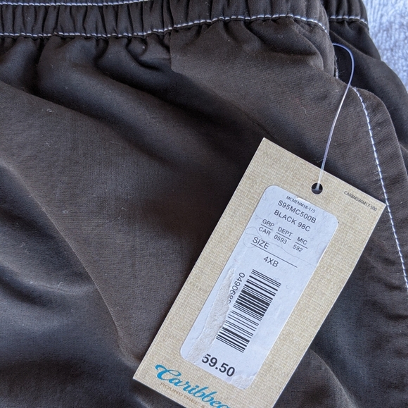 Caribbean Swim Trunks Size 4XB - Picture 6 of 7